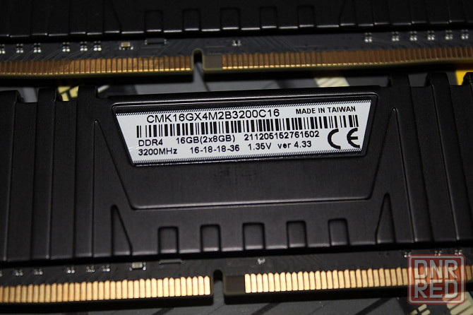 Оперативная память DDR4 16GB 3200MHz Corsair Vengeance LPX Макеевка - изображение 4
