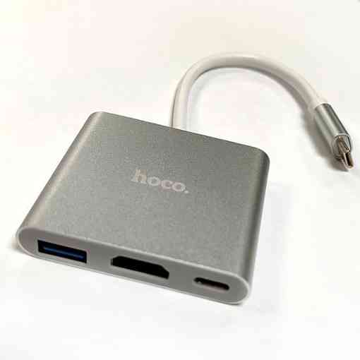 Хаб Hoco Type-C HB14 Easy use USB-C на USB3.0 + HDMI + PD Донецк