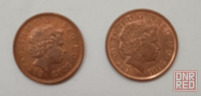 Монетки Великобритания 1 пенни Донецк - изображение 2
