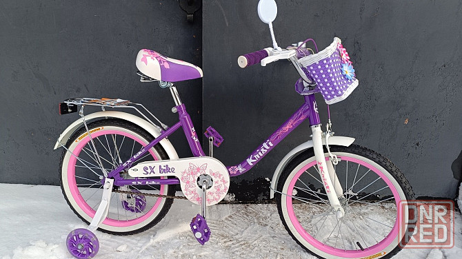 Велосипед детский 18 кристи фиолетовый Макеевка - изображение 1