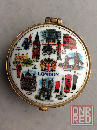 Фарфоровая Шкатулка "Lambert Souvenirs "London" ( Ориг. ) 6.5*3.5 см. Донецк - изображение 2