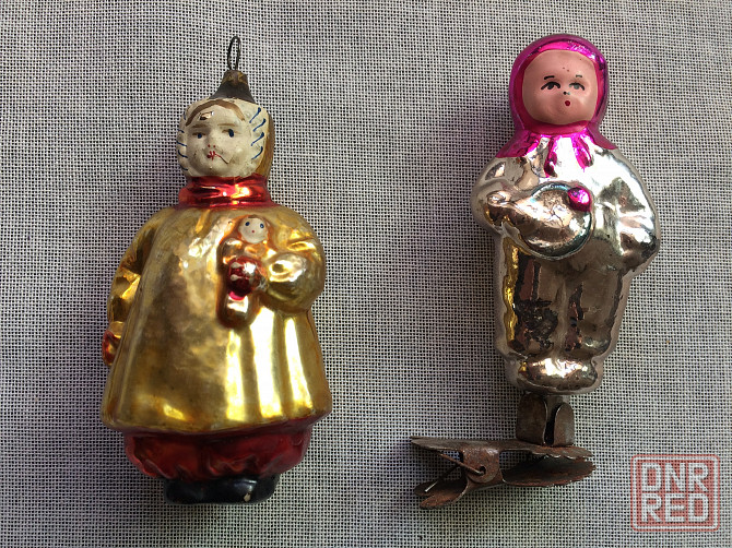 Елочные стеклянные игрушки 50-60-х. Донецк - изображение 1