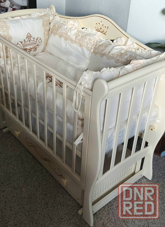 Кроватка детская диванчик с короной Донецк - изображение 5