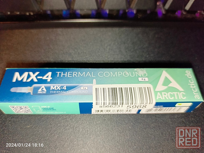 Продаю новую (запечатанную) термопасту Arctic Cooling MX-4 (2019) 4г. [ACTCP00002B] Макеевка - изображение 2