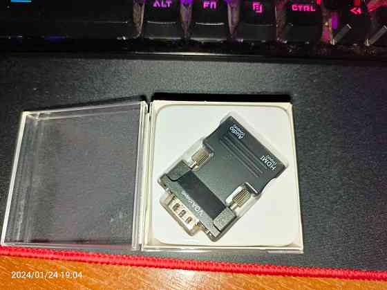 Продаю новый переходник - конвертер HDMI - VGA+Jack 3.5 для соединения компьютера и монитора Макеевка