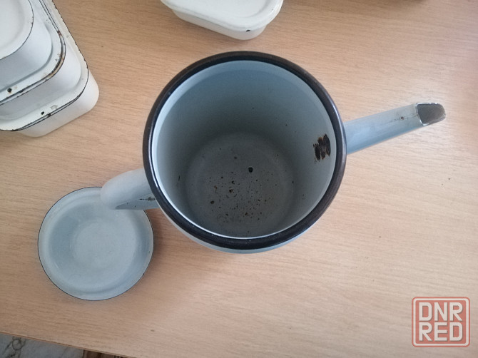 Продам эмалированный чайник кофейник Донецк - изображение 2