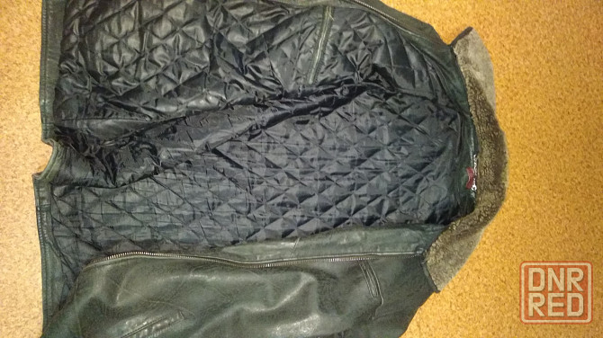 Мужская кжаная куртка 52-54 размер Донецк - изображение 3