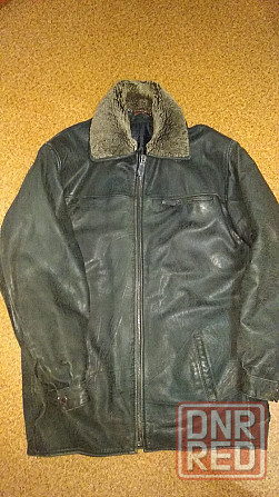 Мужская кжаная куртка 52-54 размер Донецк - изображение 1