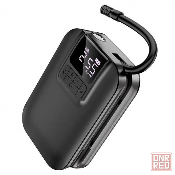 Компрессор автомобильный Hoco S53 Breeze portable smart air pump Макеевка - изображение 6
