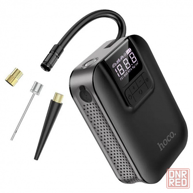 Компрессор автомобильный Hoco S53 Breeze portable smart air pump Макеевка - изображение 4