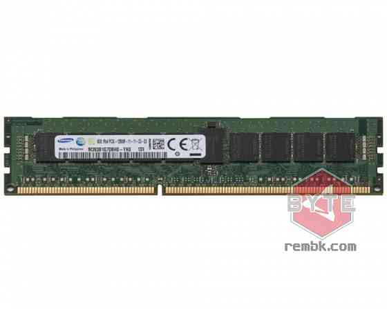 Оперативная память DDR3 Samsung 8GB DIMM PC3L-12800R [M393B1G70BH0-YK0] ECC серверная Б/У |Гарантия Донецк
