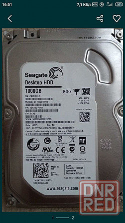 HDD 3.5 Seagate 1000gb SATA 3 Донецк - изображение 1