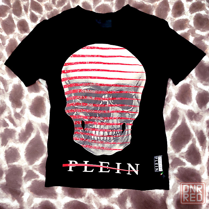 Ужаса «PHILIPP PLEIN» футболка с принтом и стразами! Донецк - изображение 1
