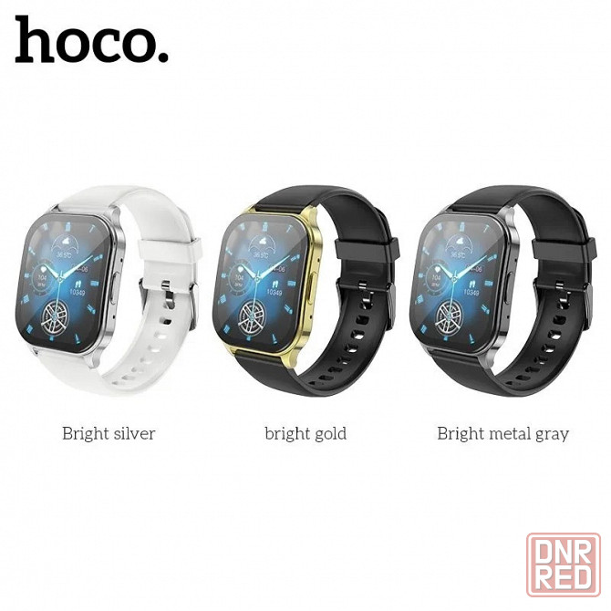 Смарт часы Hoco Watch Y19 Amoled черный Макеевка - изображение 4