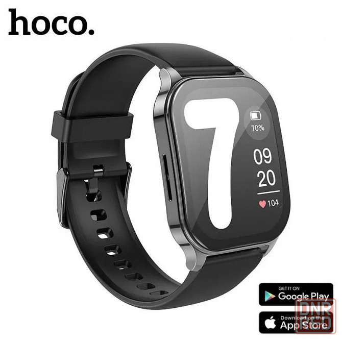 Смарт часы Hoco Watch Y19 Amoled черный Макеевка - изображение 1