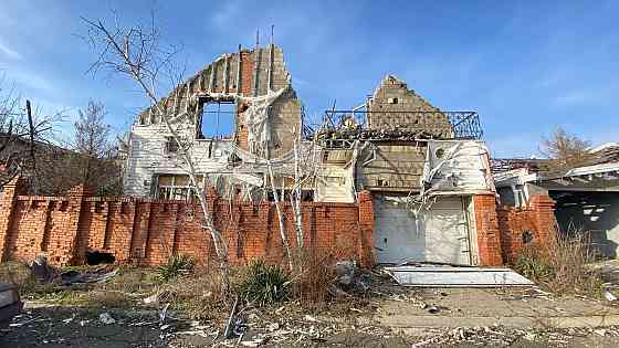 Продам земельный уч-к с разрушенным домом в Левобереж. р-не с видом на море! Мариуполь