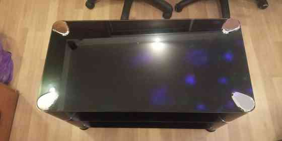 Тумба стеклянная под телевизор стол Донецк