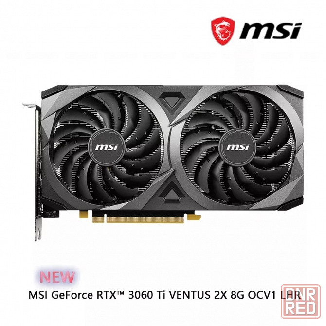 Видеокарта MSI GeForce RTX 3060 Ti VENTUS 2X OCV1 (LHR) Горловка - изображение 5