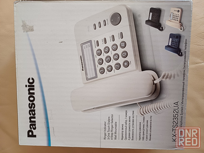 Телефон Panasonic 2352 черный Донецк - изображение 1