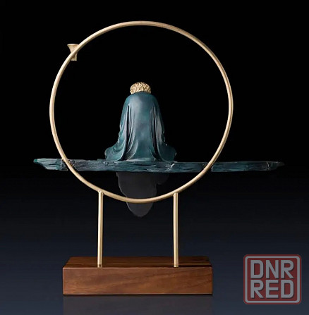 Латунная скульптура буддийского монаха/подставка для благовоний. Донецк - изображение 2