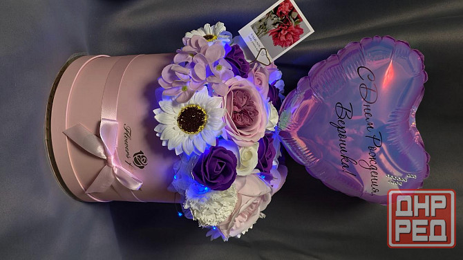 Букеты из мыльных роз и других цветов Донецк - изображение 8