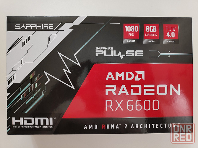Видеокарта Sapphire AMD Radeon RX 6600 PULSE Новая! Донецк - изображение 1