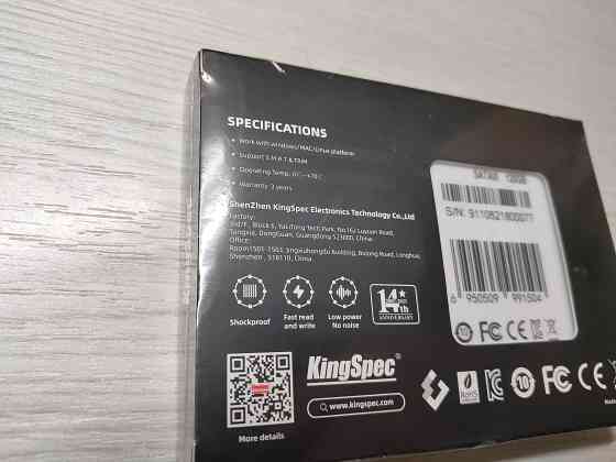 SSD 120 GB KingSpec (Sata 3 и 2) Донецк