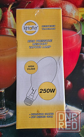 Лампа газоразрядная ртутная 250w высокого давления Е40 Донецк - изображение 4