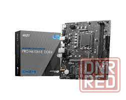 Материнская плата MSI PRO H610M-E DDR4, LGA 1700, Intel H610 Донецк - изображение 1