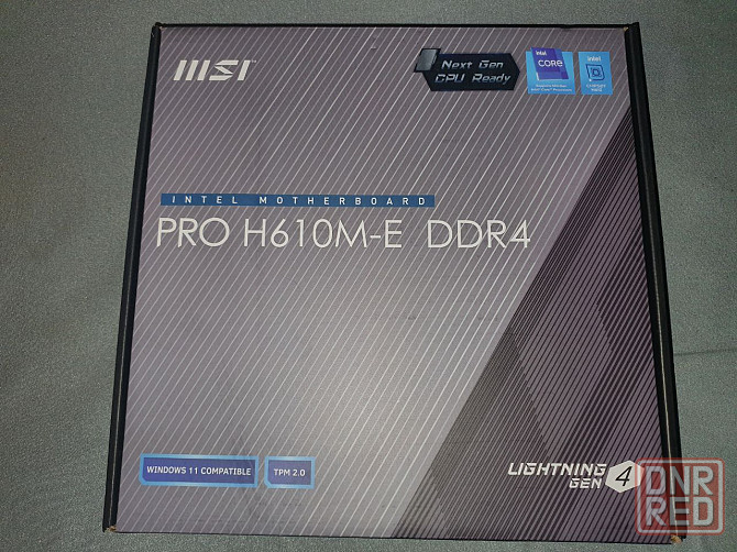 Материнская плата MSI PRO H610M-E DDR4, LGA 1700, Intel H610 Донецк - изображение 2