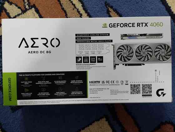 Новая, запечатанная!!! GIGABYTE GeForce RTX 4060 AERO OC [GV-N4060AERO OC-8GD]. Донецк