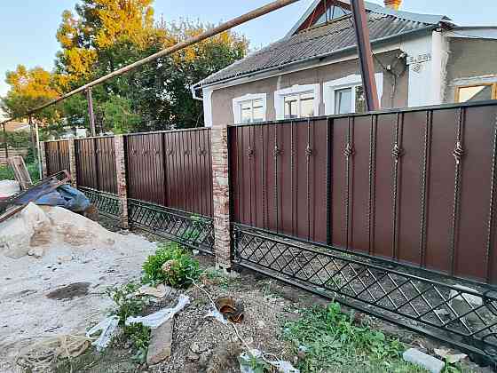 Забор из профнастила, с ковкой Донецк
