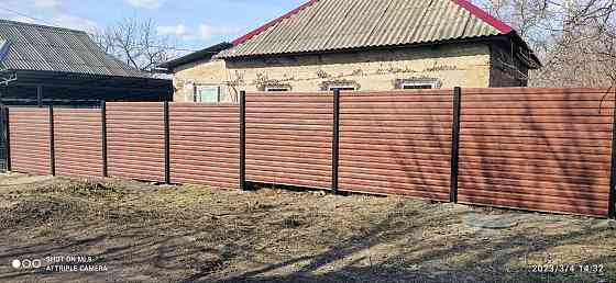 Забор из профнастила, с ковкой Донецк