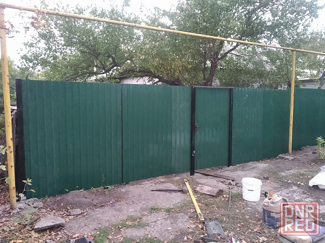 Забор из профнастила, с ковкой Донецк - изображение 5
