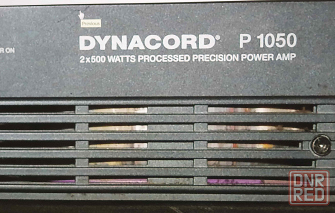 Усилитель Electro-Voice Dynacord P1050 Powered Amplifier Донецк - изображение 3