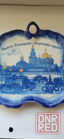 Гжель. Настенная декоративная керамическая роспись Донецк - изображение 1