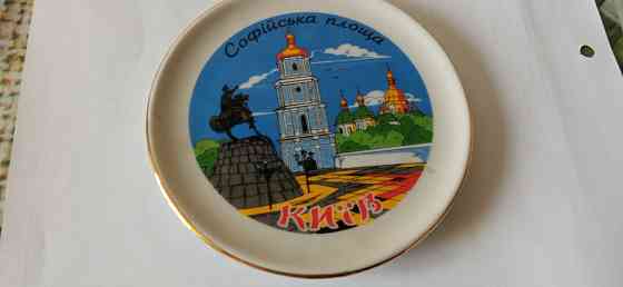 Тарелка настенная керамическая Донецк