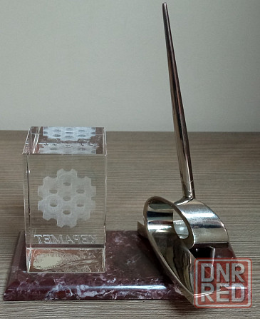 Настольный набор (часы и ручка) Донецк - изображение 2