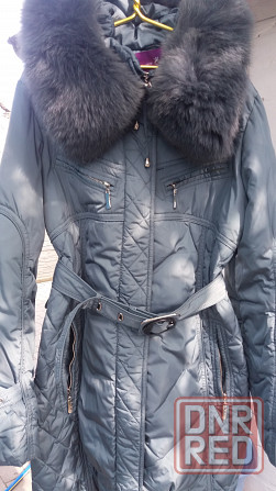 Пальто пуховик (48 размер) Донецк - изображение 1