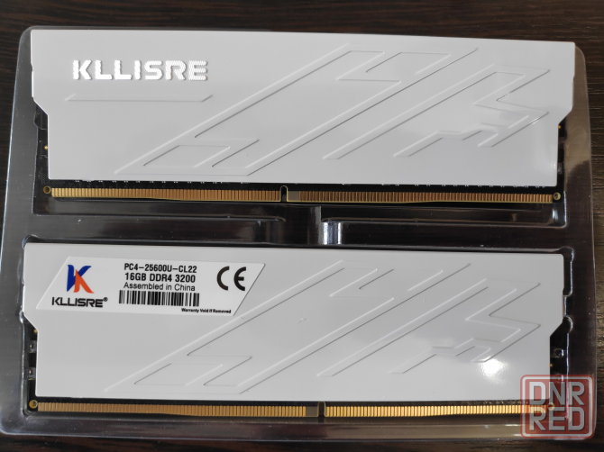 Оперативная память KLLISRE DDR4 32гб (16x2) 3200 МГц Новая Донецк - изображение 1