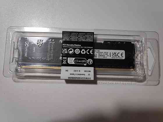 Оперативная память Kingston FURY Beast Black 16gb (8x2) DDR4 3600MHz Новая Донецк