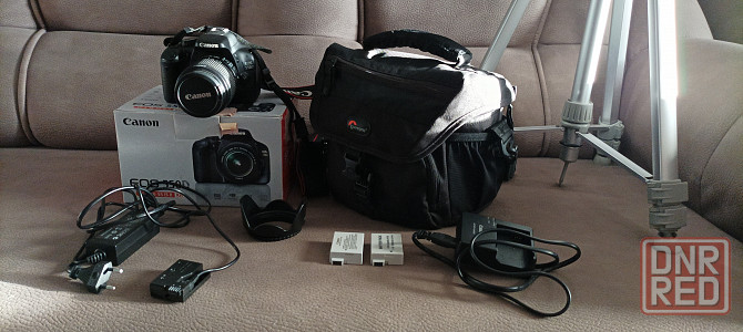 Зеркальный фотоаппарат Canon EOS 550D (с доп. принадлежностями) Донецк - изображение 1