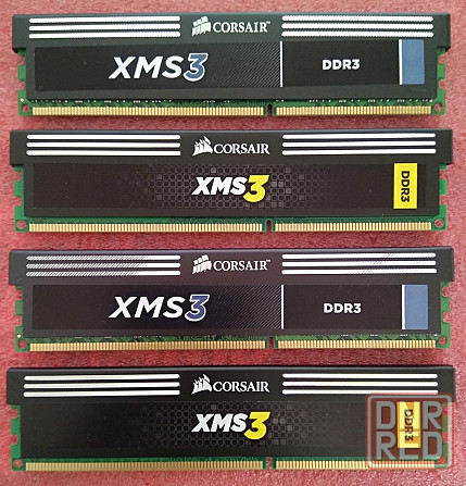DDR3 4Gb+4Gb 1600MHz (PC3-12800) Corsair XMS3 CMX8GX3M2A1600C9 - DDR3 8Gb - Обмен на Офисы Донецк - изображение 2