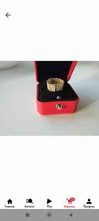 Новое кольцо из желтого золота 585°, 16 размер Донецк