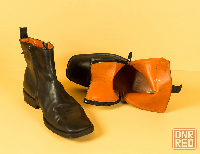 Мужские сапоги из натуральной кожи, итальянской фирмы Sergio Rossi Донецк - изображение 4