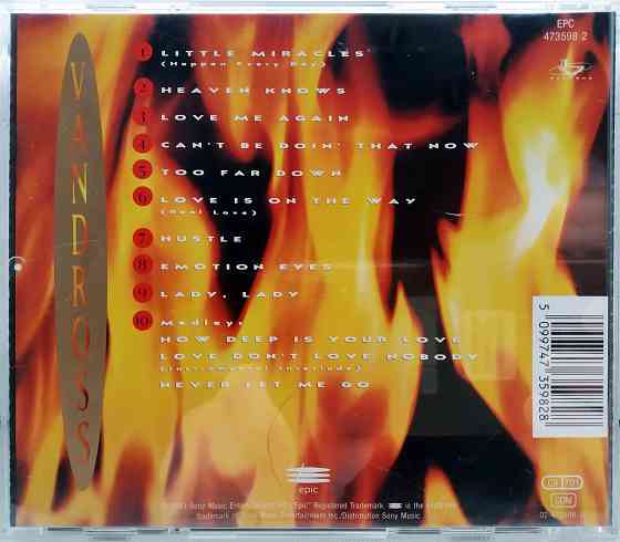 Компакт диск фирменный Luther Vandross - 1993 - Never Let Me Go Макеевка