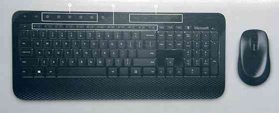 Беспроводная клавиатура и мышь Microsoft (комплект) Макеевка