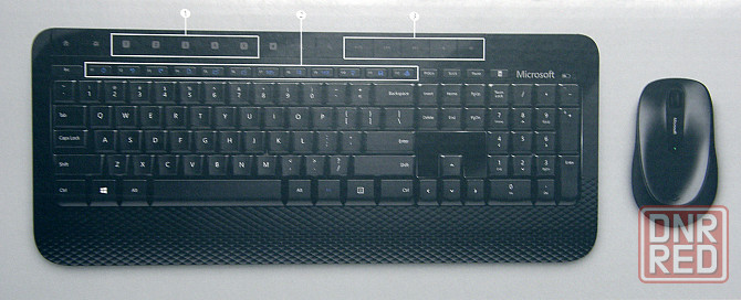Беспроводная клавиатура и мышь Microsoft (комплект) Макеевка - изображение 4