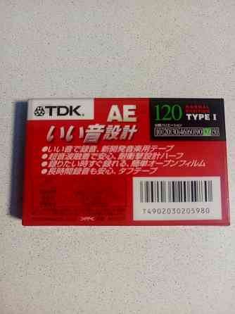 Новая запечатанная аудиокассета "TDK"-AE120 Type I. Japan. Донецк