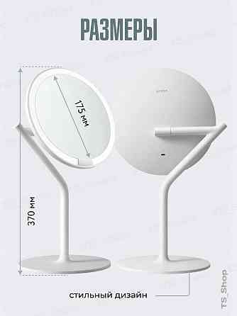 Зеркало косметическое Xiaomi AMIRO Mini 2 Desk Makeup Mirror White AML117 (белое) Макеевка